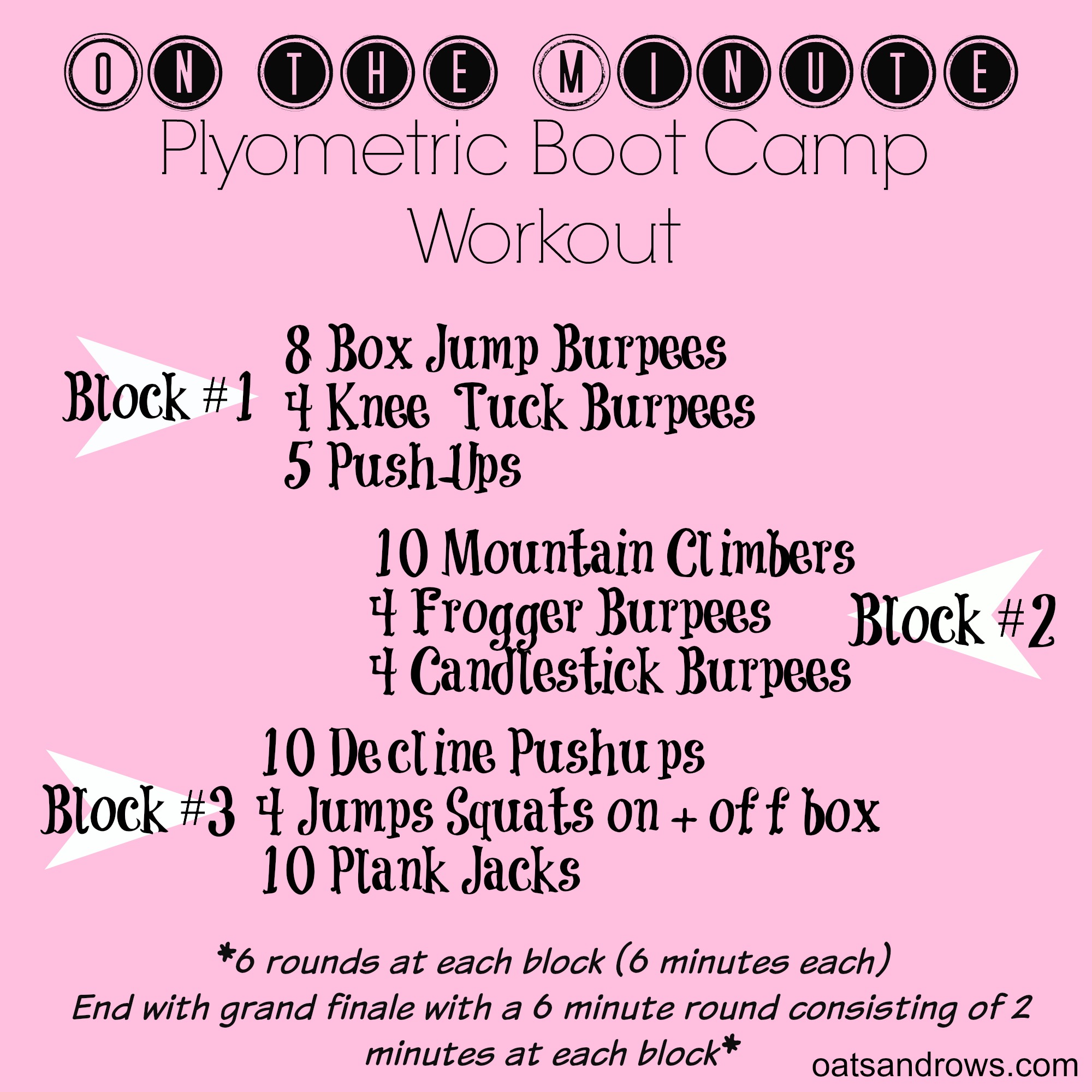 What is an example of a boot camp workout routine?