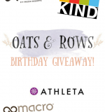 HUGE GIVEAWAY – Happy Birthday, Oats & Rows!
