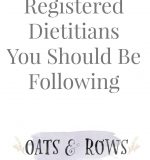 Registered Dietitians You Should Be Following {January Wellness Series}