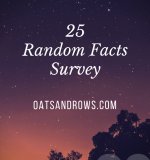 25 Random Facts Survey