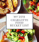 my 2018 Charlotte food bucket list!